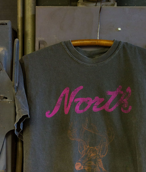 "North" Tee - Heavyweight T-Shirt (Pepper Gray)